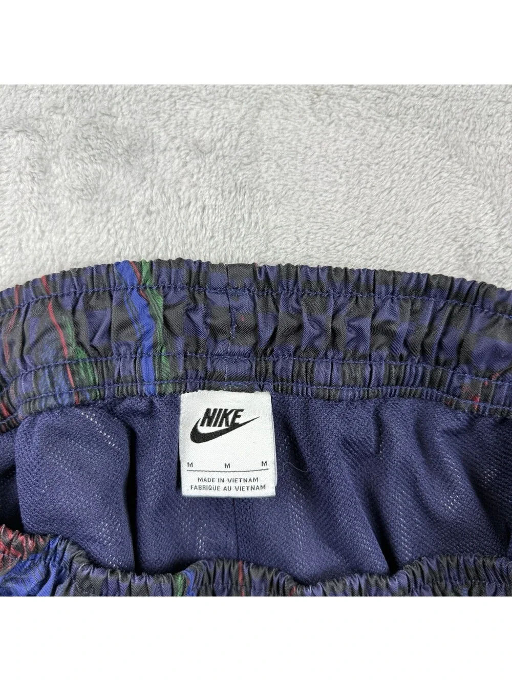 Nike Men’s Medium Default Racquet Club Floral Checkered Tennis Shorts Streetwear